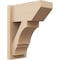 Ekena Millwork 7 1/2-in W x 14-in D x 18-in H Balboa Slat Rough Cedar Woodgrain TimberThane Outlooker, Primed Tan OUTUR075X14X18BOA24RCPR - alternate 1
